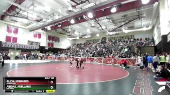 105 lbs Champ. Round 2 - Abigail Arellano, Rio Mesa vs Alicia Serratos, Santa Ana