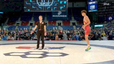 113 lbs Cons. Rd Of 32 - Kristian DeClercq, IL vs Koa DeLoach, FL