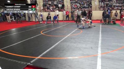 90_B lbs Round Of 16 - Garrett Covert, Greenville vs Lincoln Sparks, Souderton