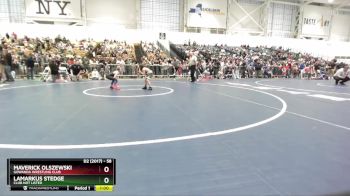 58 lbs Champ. Round 2 - Lamarkus Stedge, Club Not Listed vs Maverick Olszewski, Gowanda Wrestling Club