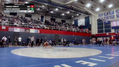 139 lbs Round Of 16 - Angelo Amelio, North Catholic vs Bryce Crowson, Bentworth