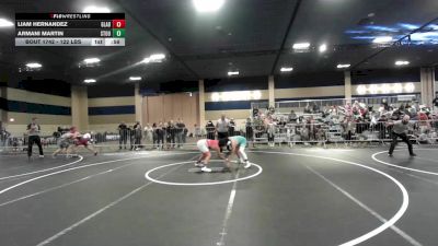 122 lbs Consi Of 8 #1 - Liam Hernandez, Gladiator WC vs Armani Martin, Stout Wr Ac