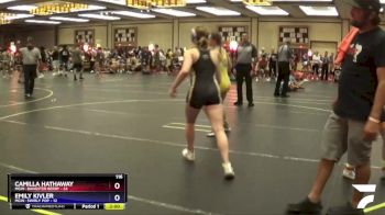 116 lbs Round 5 (6 Team) - Camilla Hathaway, MGW- Bangster Berry vs Emily Kivler, MGW- Swirly Pop