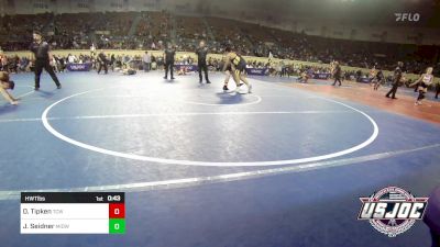 Consi Of 4 - Oliver Tipken, TEAM CONQUER vs John Seidner, Midwest City Bombers Youth Wrestling Club