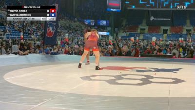 155 lbs Champ. Rd Of 16 - Olivia Faust, CA vs Janiya Johnson, TN