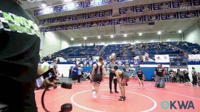 130 lbs Rr Rnd 5 - Michael Lonechief, Pawnee Peewee Wrestling vs Hunter Chaney, Tuttle Elite Wrestling Club