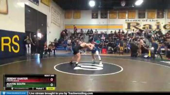 182 lbs Cons. Round 1 - Jeremy Kanter, Laguna Beach vs Austin South, Norco