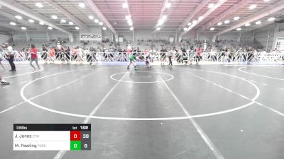 135 lbs Rr Rnd 2 - Jacob Jones, CTWHALE vs Mason Pawling, Pursuit Wrestling Academy - Silver