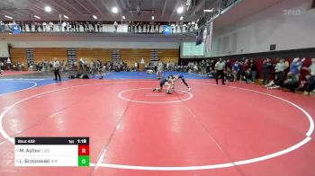 113 lbs Quarterfinal - Malik Asfour, Lodi vs Logan Brzozowski, Seton Hall Prep