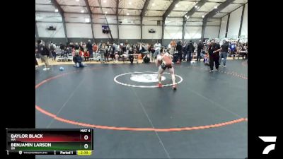 182 lbs Cons. Round 3 - Baylor Black, WA vs Benjamin Larson, OR