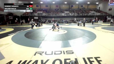 285 lbs Quarterfinal - Dominic Iaquinto, Greens Farms Academy vs Walker Walls, Bishop Lynch High School