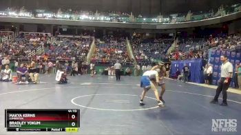 4A 113 lbs 3rd Place Match - Makya Kerns, Lumberton vs Bradley Yokum, Ragsdale