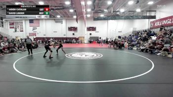 132 lbs 3rd Place - Aiden Catalan, Canton vs David Linder, Montville