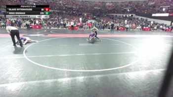 54 lbs Cons. Round 3 - Reed Erdman, Wisconsin vs Blake Rittenhouse, BYA Wrestling