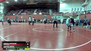 138 lbs Quarterfinal - Ashton Goney, Cowan Wrestling Club vs Joshua Gayheart, Unattached