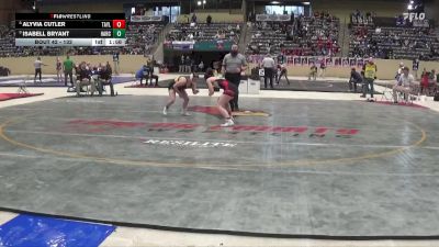 132 lbs Champ. Round 1 - Isabell Bryant, Harrison County vs Alyvia Cutler, Taylor County