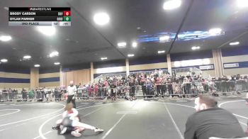 137 lbs 3rd Place - Brody Carson, Silverback WC vs Dylan Parker, Gold Rush Wr Ac