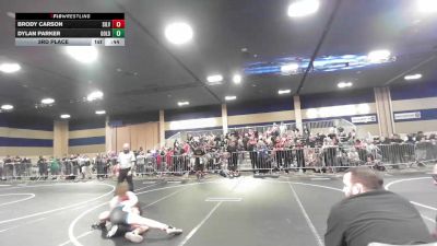 137 lbs 3rd Place - Brody Carson, Silverback WC vs Dylan Parker, Gold Rush Wr Ac