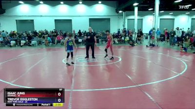 97 lbs Quarters & 1st Wb (16 Team) - Isaac Jung, Georgia vs Trevor Eggleston, New York Gold