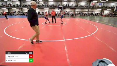 145 lbs Consi Of 32 #2 - John Savin Nguyen, Collegiate vs Ari Kaye, Long Beach