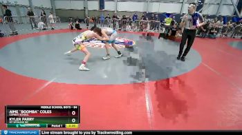 84 lbs Quarterfinal - Aime ``Boomba`` Coles, Combat School vs Kyler Parry, Mt Spokane WC