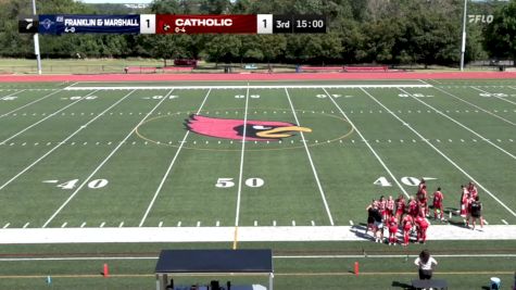 Replay: Franklin & Marshall vs Catholic | Sep 13 @ 1 PM