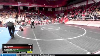 195 lbs D1/d2/d3 Finals (sat 3:00 P.m.) - Kale Hopke, Amery vs Sebastian Sauter, Luxemburg-Casco