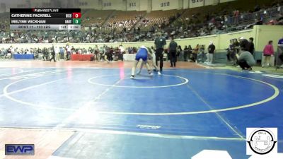 123 lbs Round Of 64 - Catherine Fackrell, Bixby JH Girls vs Irelynn Wickham, Bartlesville JH