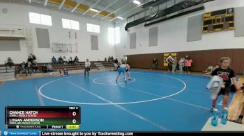 138 lbs Round 3 - Logan Anderson, Worland Middle School vs Chance Hatch, Lovell Middle School