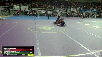 D 1 160 lbs Champ. Round 1 - Zach Pellerin, Catholic, BR vs Graham Pontillas, Dutchtown