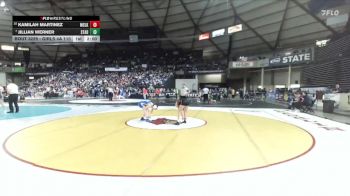 Girls 4A 110 lbs Champ. Round 2 - Jillian Werner, Stadium (Girls) vs Kamilah Martinez, Moses Lake (Girls)