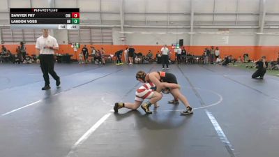 120 lbs Cons. Semi - Landon Voss, Ohio Heroes vs Sawyer Fry, Chapmanville