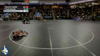 138 lbs Cons. Round 3 - Malachi Clement, Iowa City, City High vs Tyler Paulson, La Crosse Aquinas