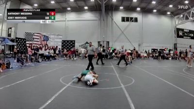 76 lbs Round 4 (6 Team) - Anthony Messina, The Outsiders vs Joey Hertzog, Broad Axe White