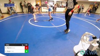 110 lbs Rr Rnd 3 - Caylee Martin, Wagoner Takedown Club vs Coco Ross, Team Tulsa Wrestling Club