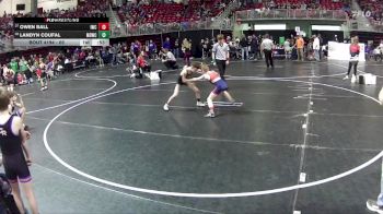 65 lbs Cons. Round 2 - Owen Ball, Impact Wrestling Club vs Landyn Coufal, Midwest Destroyers Wrestling Club