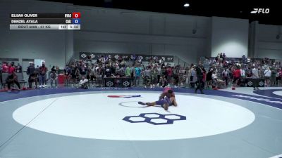 57 kg Champ. Rd Of 32 - Elijah Oliver, Nyac vs Denzel Ayala, California