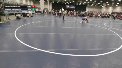 144 lbs Quarters - Isaiah Gallegos, Mile High Wrestling Club vs Braden Broderick, Machine Shed Wrestling