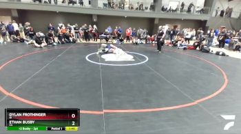 100 lbs Semifinal - Dylan Frothinger, ID vs Ethan Busby, CA
