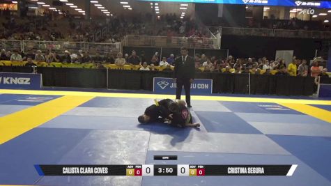 Cristina Segura vs Calista Clara Coves 2025 Pan Kids Jiu-Jitsu IBJJF Championship