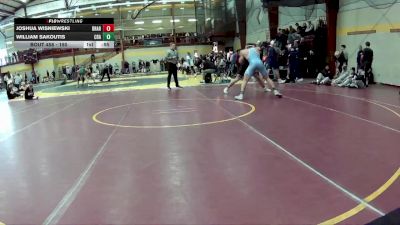 150 lbs Cons. Round 3 - William Sakoutis, Christian Brothers Academy vs Joshua Wisniewski, Broken Arrow