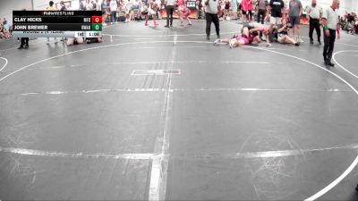 144 lbs Round 2 (4 Team) - Clay Hicks, MF Dynasty vs John Brewer, RWA Blue