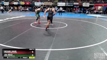 171 lbs Champ. Round 1 - Leo Wald, Haines High School vs Michael David, Hutchison High School