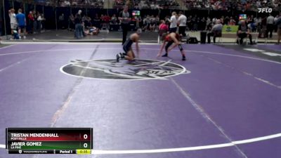 98 lbs Cons. Round 7 - Tristan Mendenhall, Post Falls vs Javier Gomez, La Pine