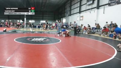 113 lbs Champ. Round 4 - Carter Roy, New Kent vs Seth Hopkins, VA Team Predator