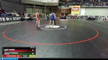 3A 132 lbs 7th Place Match - Lake Harris, Yelm vs Adrian Finsrud, Ferndale