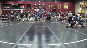 157 lbs Champ. Round 2 - Jaden New, Life University vs Ryan Bennett, Southeastern