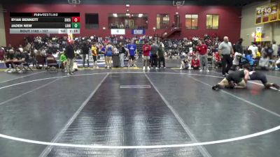 157 lbs Champ. Round 2 - Jaden New, Life University vs Ryan Bennett, Southeastern