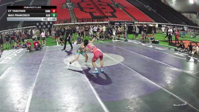 120 lbs 3rd Place Match - Max Francisco, Alaska vs Cy Yasutake, Hawaii