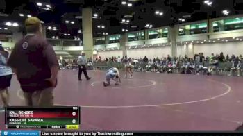 185 lbs Round 1 (10 Team) - Kali Benzee, Wildcat Nation vs Kassidee Savaria, Montana